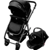 Cochecito 3 piezas Two+ 2 Negro