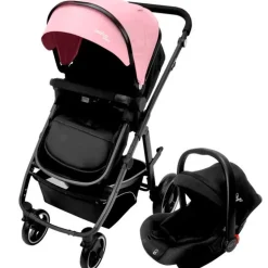 Cochecito 3 piezas Two+ 2 Rosa
