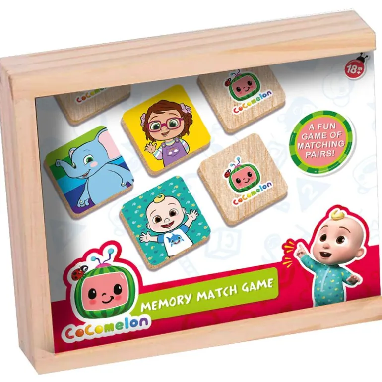 Cocomelon Memory Cartas de Madera
