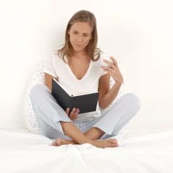 Cojín maternal de lactancia con microesferas Lines