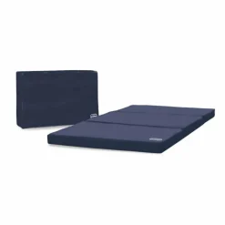 Colchón cuna de viaje plegable Azul