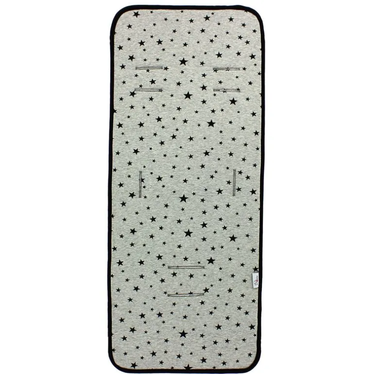 Colchoneta algodón para silla de paseo Estrellas