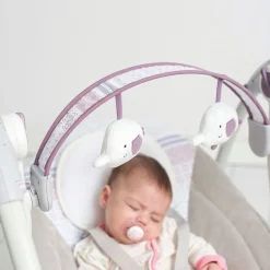 Columpio Bebé musical Rosa Hammock