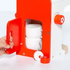 Conjunto Cafetera de Madera