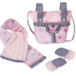 Conjunto de Bolso, Bufanda y Manoplas