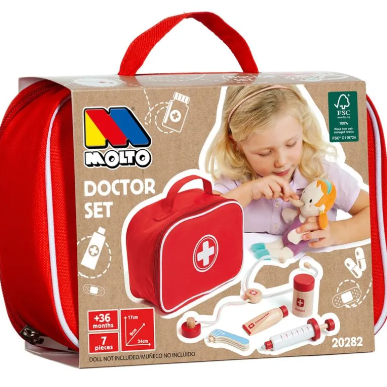 Conjunto de Doctor de Madera