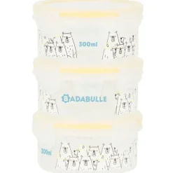 Contenedor de 3 uds de 300ml