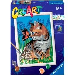 CreArt Pintar x Números Gatito y Mariposa