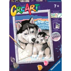 CreArt Pintar x Números Huskies