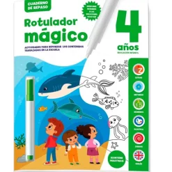 Cuaderno de Repaso Rotulador Mágico +4