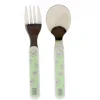Cubiertos de Acero Inoxidable Verde