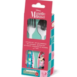 Cubiertos infantiles Minnie Metal