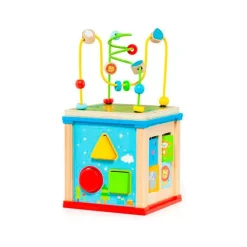 Cubo actividades Madera