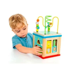 Cubo actividades Madera