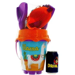 Cubo de Playa Llama con Accesorios