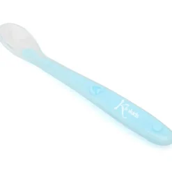 Cuchara blanda silicona Azul