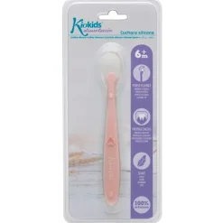 Cuchara blanda silicona Rosa