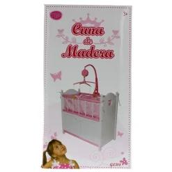 Cuna Blanca con Armario y Movil