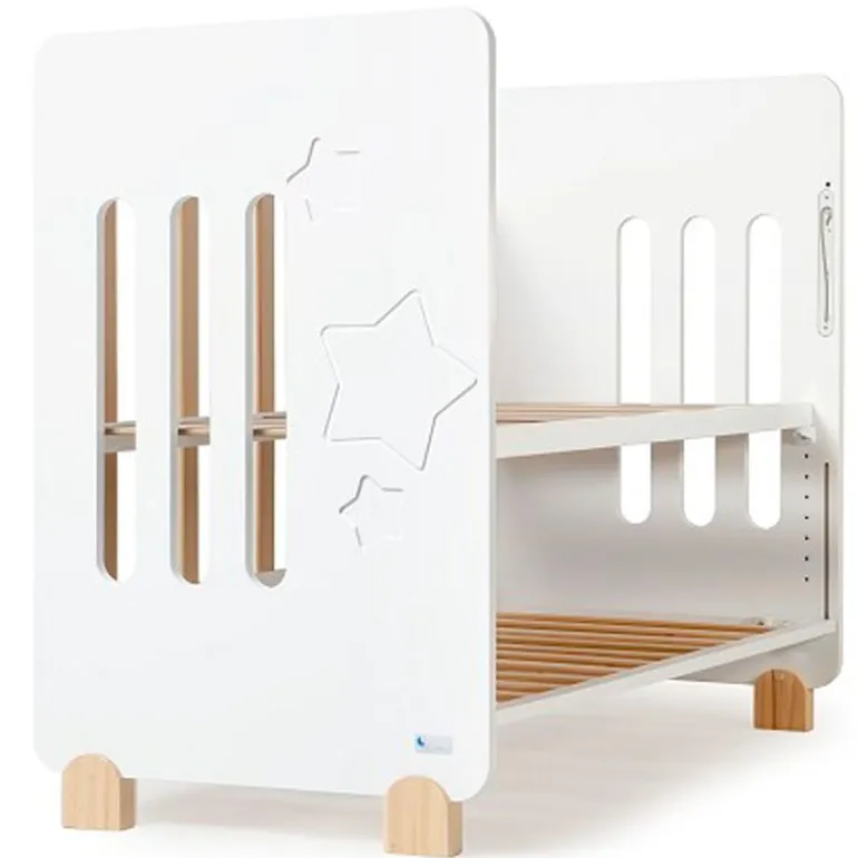 Cuna Colecho Estrellas 120*60 blanca
