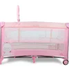 Cuna de viaje doble altura Pink