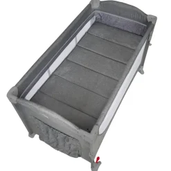Cuna de viaje dos alturas Colecho Ennis Gris