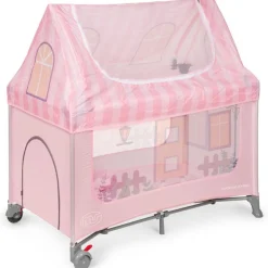 Cuna de viaje Home Rosa