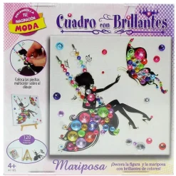 Decora Cuadro Mariposa Brillo