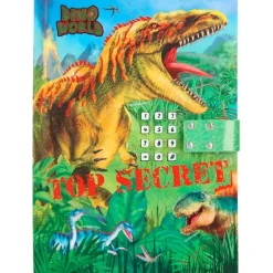 Dino World Diario con Código Secreto