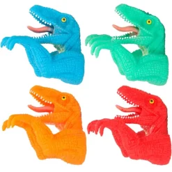 Dino World Títere de Dedo Dinosaurio Surtido