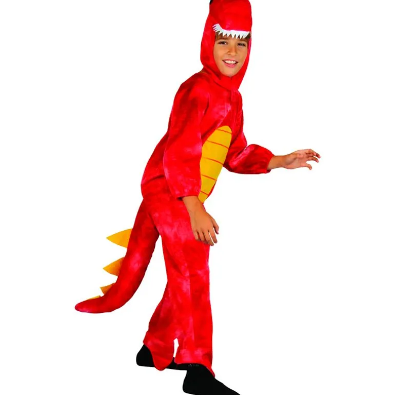 Disfraz Dinosaurio Rojo Niño
