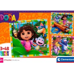 Dora la Exploradora 3x48 Piezas