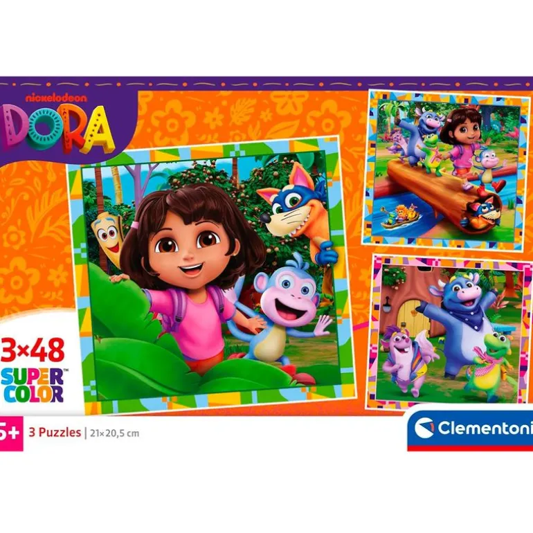 Dora la Exploradora 3x48 Piezas