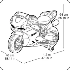 Ducati 2138 Moto Batería 12V