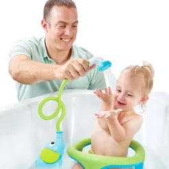 Ducha Baño Elefante Azul