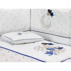 Edredón + Protector + Cojín Amorosos Azul