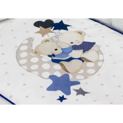 Edredón + Protector + Cojín Amorosos Azul