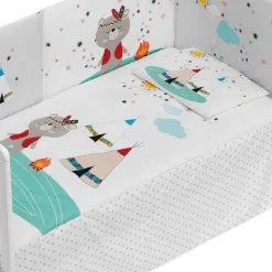 Edredón + Protector + Cojín Indio