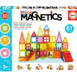 Educa Magnetics Bloques Magnéticos 61 pcs