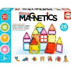 Educa Magnetics Bloques Magnéticos 26 pcs