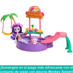 Enchantimals Playset Monito Chapoteo en la Piscina