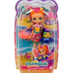 Enchantimals Sunshine Beach Muñeca Trippi Toucan