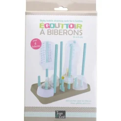 Escurrebiberones y chupetes Azul