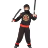 Espada Ninja Roja Negra 60 cm