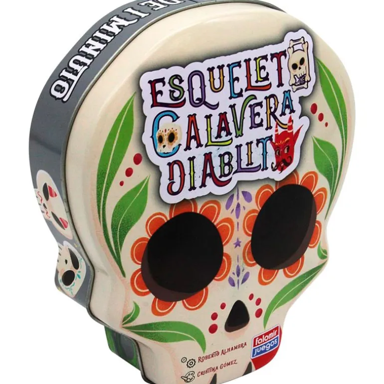 Esqueleto Calavera Diablito Juego Cartas