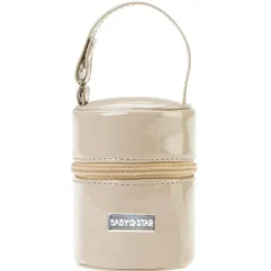 Estuche Porta Chupete Charol Topo
