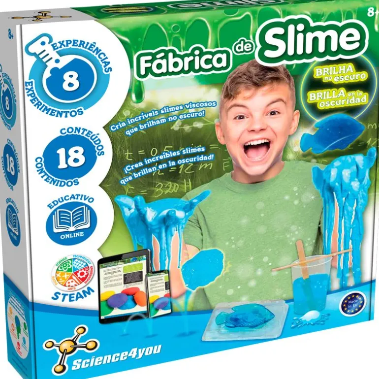 Fábrica Slime Brilla en la Oscuridad