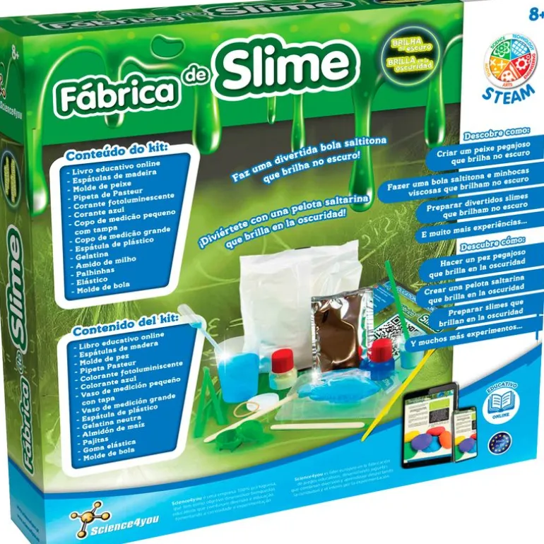 Fábrica Slime Brilla en la Oscuridad