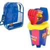 F.C Barcelona Cubo de Playa Castillo con Accesorios