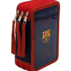 F.C. Barcelona Estuche Escolar Triple