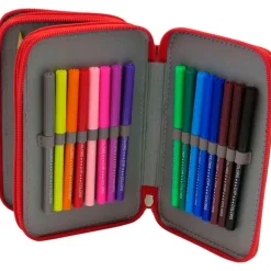 F.C. Barcelona Estuche Escolar Triple